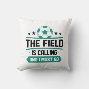 Almofada O Campo Está Ligando E Eu Tenho Que Ir