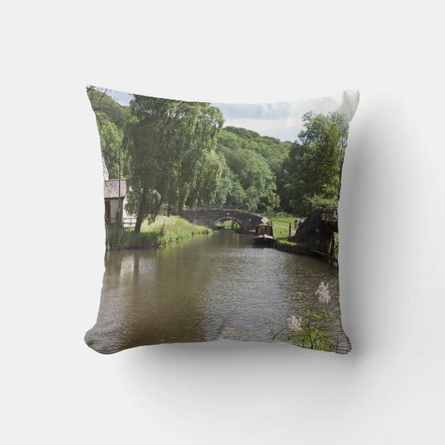 Almofada O Canal de Caldon Consall Staffordshire (Frente)
