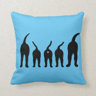 Almofada O cão termina a silhueta