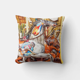 Almofada O carrossel pintou a série 34 do carrossel do