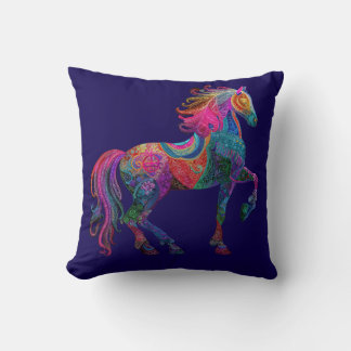 Almofada O Cavalo Bordado