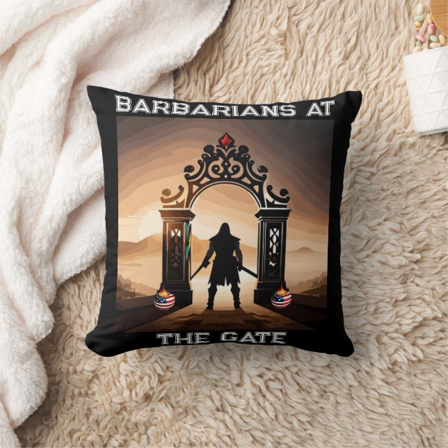 Almofada O cerco: bárbaros em portões da América (Cobertor)