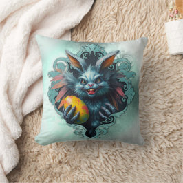 Almofada O coelho Páscoa assustador