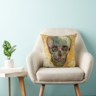 Almofada O crânio de "Ainda vida" de Vincent van Gogh