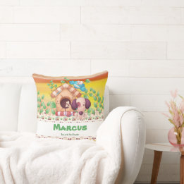 Almofada O Cubo Cachorro Adventurístico 2 com texto editáve