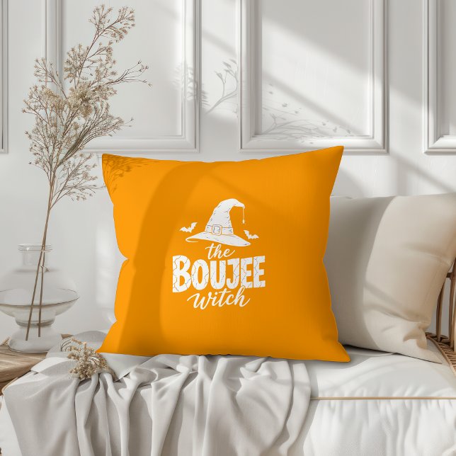 Almofada O Design de Halloween Combinando da Bruxa Boujee (Criador carregado)