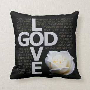 Almofada O deus é amor