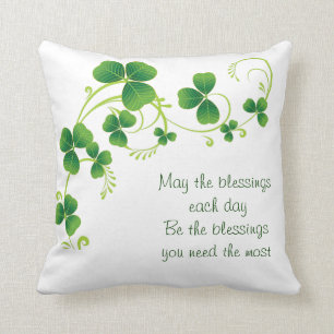 Almofada O dia Travesseiro-Maio de St Patrick as bênçãos