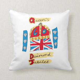 Almofada O Diamante da Rainha Jubileu Emblem