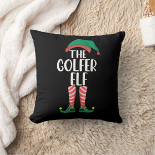 Almofada O Elfo Golfista Família Golf Correspondente Natal