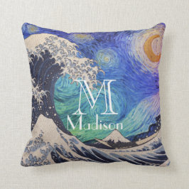 Almofada O Excelente Wave Starry Night