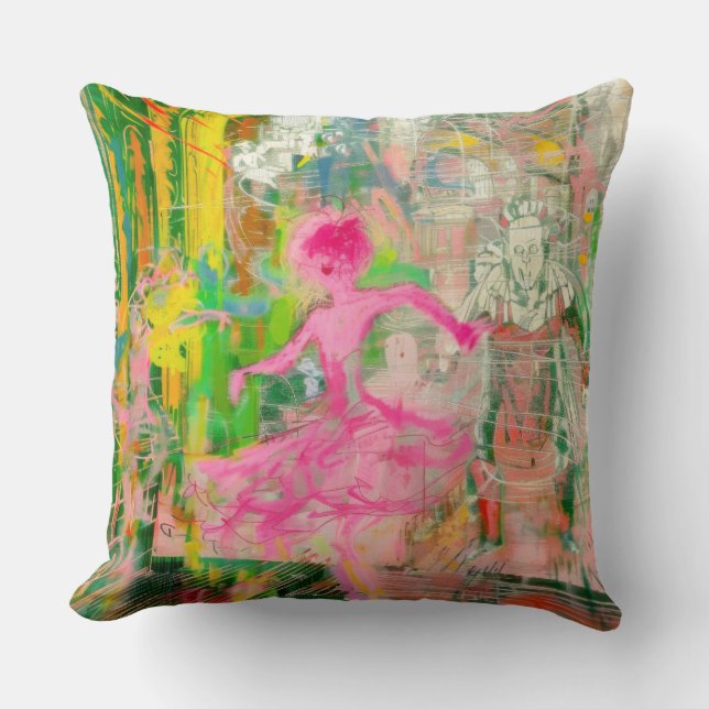 Almofada O Falador - Caos do Balé Neon (Frente)