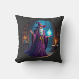 Almofada O Feiticeiro Consulta Seu Cristal Mágico