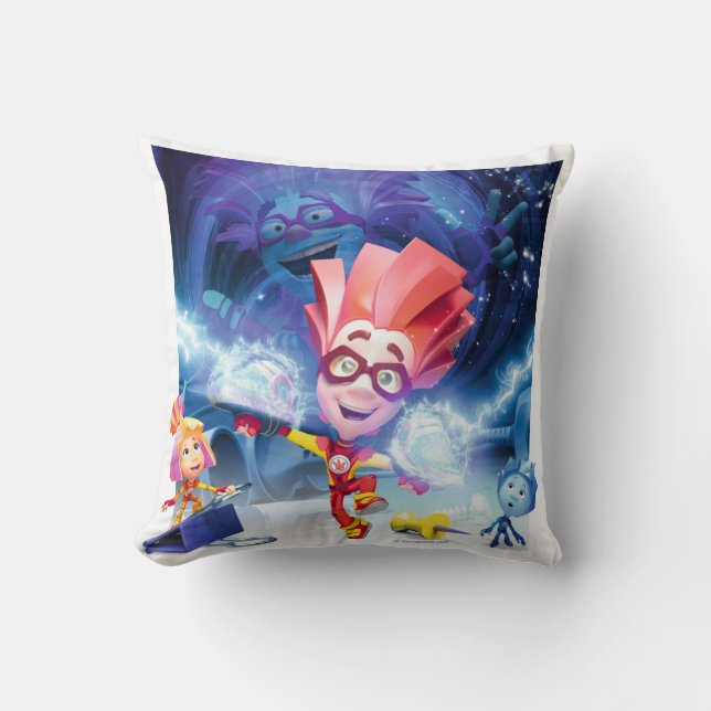 Almofada O Fixies | extremamente secreto - fogo (Frente)