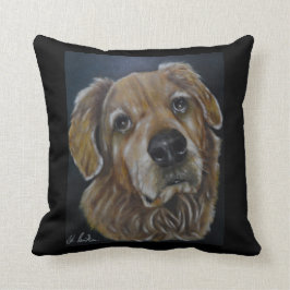 Almofada O golden retriever - travesseiro decorativo