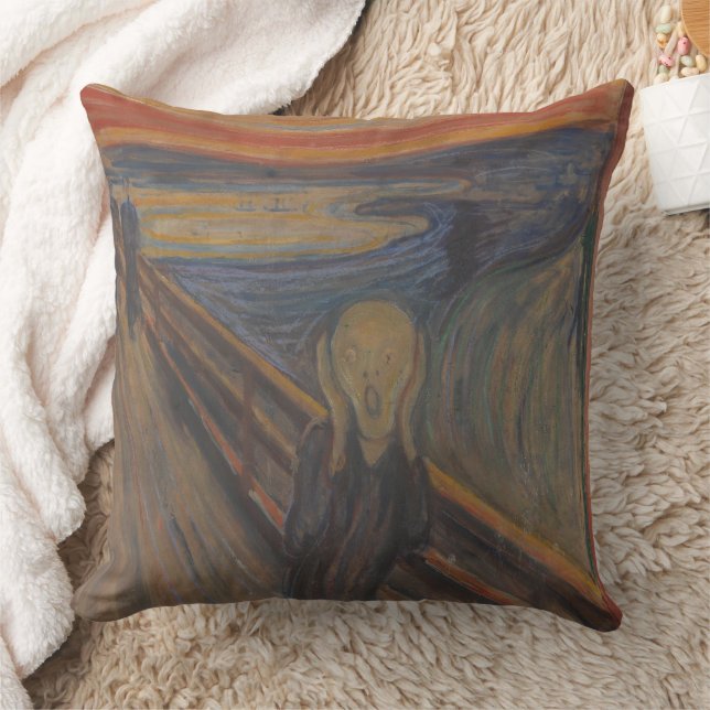 Almofada O Gritar da Natureza por Edvard Munch 1893 (Cobertor)