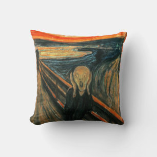 Almofada O Gritar Edvard Munch Modern Expressionist Art