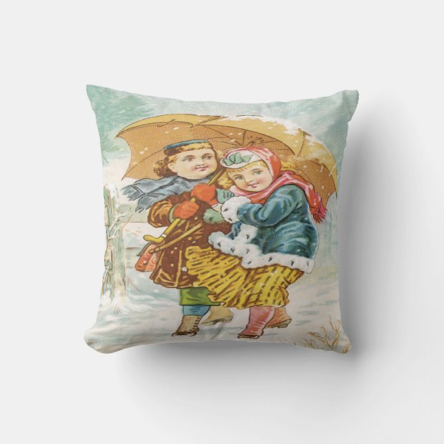 Almofada O guarda-chuva grande (Frente)