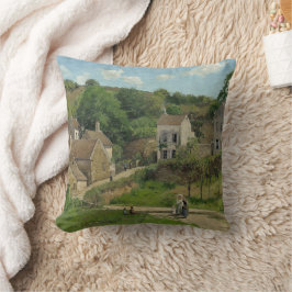 Almofada O Hermitage em Pontoise Camille Pissarro