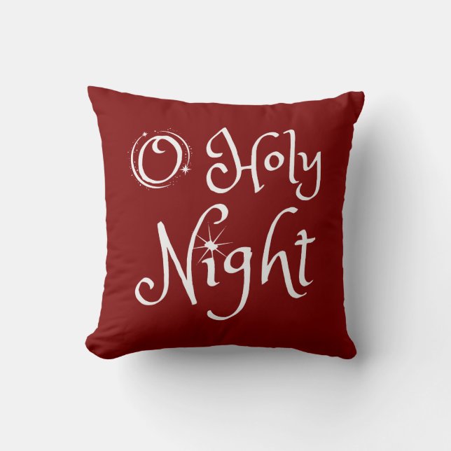 Almofada O Holy Night Natal (Frente)