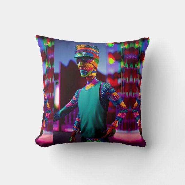 Almofada O Homem Que Espetou O Meu Café - Ken Gage Art (Frente)