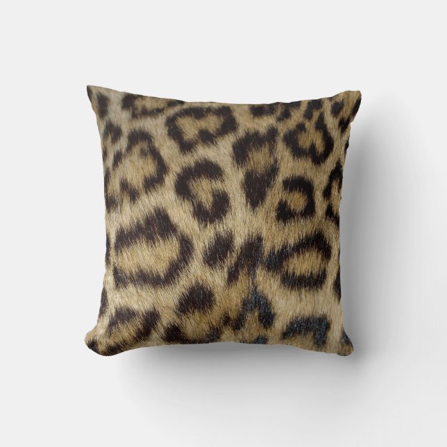 Almofada O impressão do leopardo descansa decorativo com (Frente)