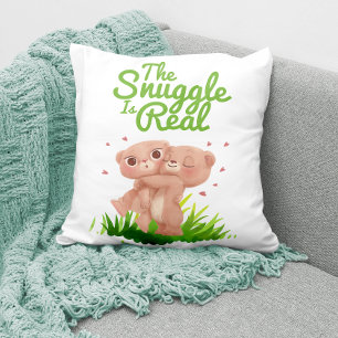 Almofada O Jogo é Abraços de Urso Bonito.