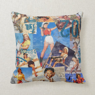 Almofada O kitsch Bitsch: Vaqueira Pin-UPS No.1 & no. 2