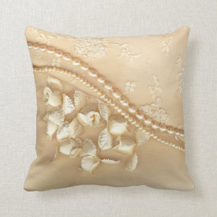 Almofada O laço impresso peroliza o travesseiro decorativo