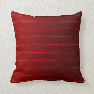 Almofada O laser vermelho listra o travesseiro decorativo
