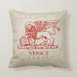 Almofada O leão voado da marca de santo