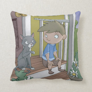 Almofada O livro do soluço - travesseiro - o gato