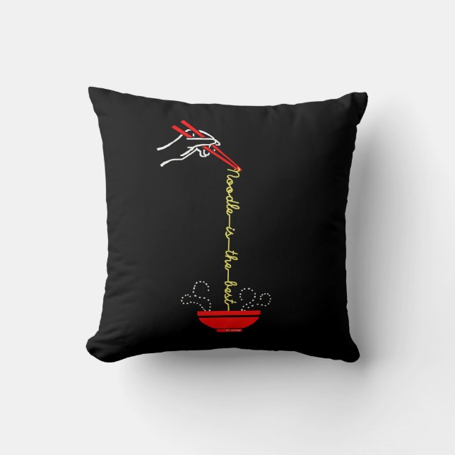 Almofada O macarronete é o melhor (Frente)