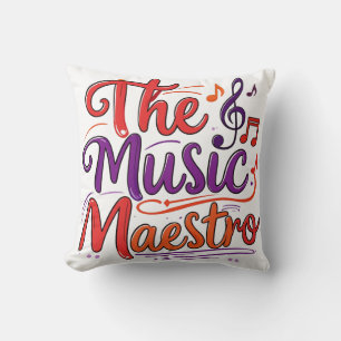 Almofada O maestro da música