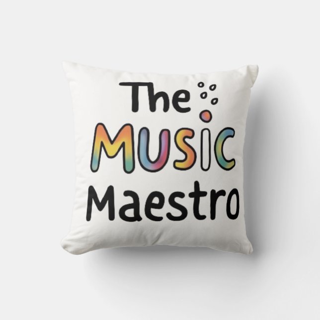 Almofada O Maestro da Música  (Frente)