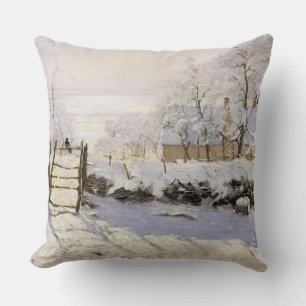 Almofada O Magpie por Monet