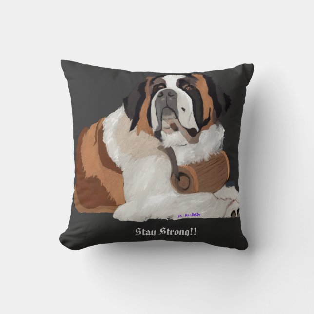 Almofada O melhor amigo do homem, Rua. (Frente)