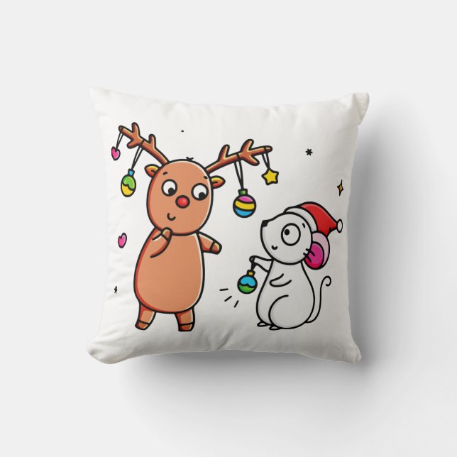 ALMOFADA O MELHOR COMPARTILHAMENTO DE AMIGOS É CUIDADO (Frente)