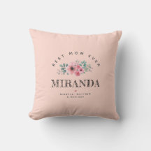 O melhor Dia de as mães da mãe personalizada rosa