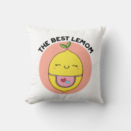 Almofada O melhor Lemom Funny Lemon Pun