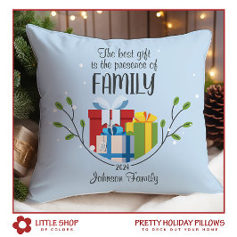 Almofada O melhor presente é o feriado personalizável da fa