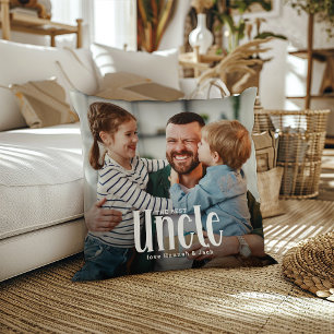 Almofada O melhor presente personalizado de fotos do TIO