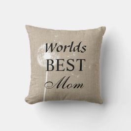 Almofada O melhor Travesseiro da mãe com Dandelion