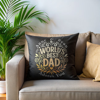Almofada O melhor Travesseiro personalizado do Pai do mundo