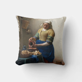 Almofada O Milkmaid por Johannes Vermeer
