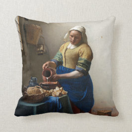 Almofada O Milkmaid por Johannes Vermeer
