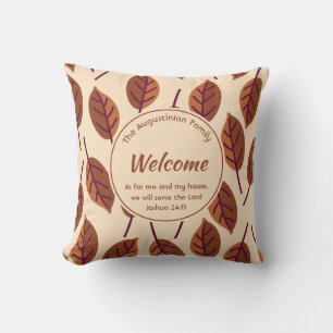 Almofada O Moderno DEIXA Joshua 24:15 BEIGE Personalizado B
