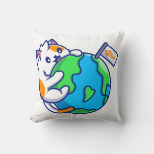 Almofada O Mundo Em Suas Peças É Bonito