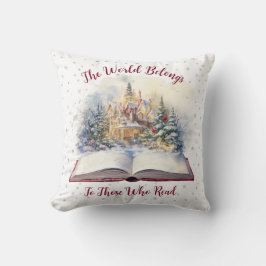 Almofada O Mundo Pertence A Quem Lê Design
