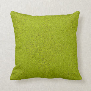 Almofada O olhar do Snuggly Chartreuse Green Suede